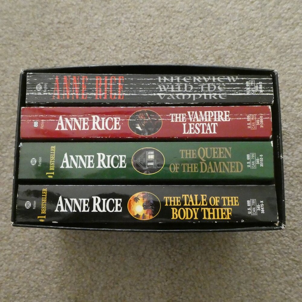 The Complete Vampire Chronicles by Anne Rice Box Set of 4 Paperbacks